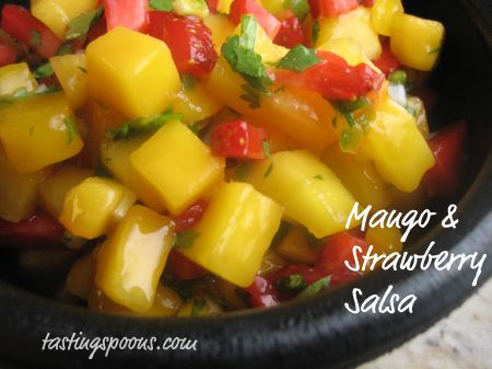 mango and strawberry salsa