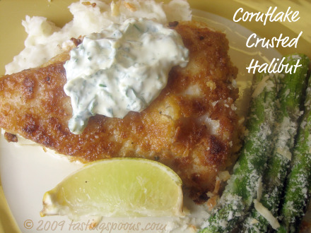 cornflake-crusted-halibut