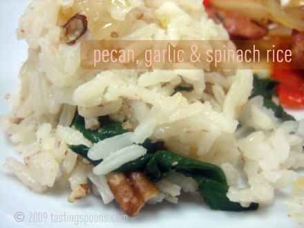 pecan-spinach-rice