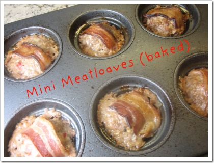 mini meatloaf muffin pan