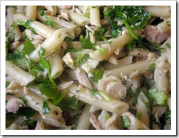 sicilian tuna salad closeup