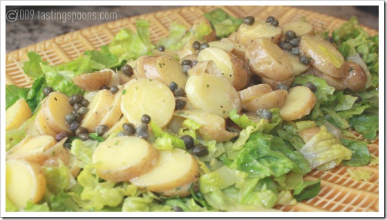 potato romaine salad