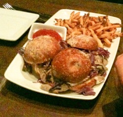 corned beef sliders french fries