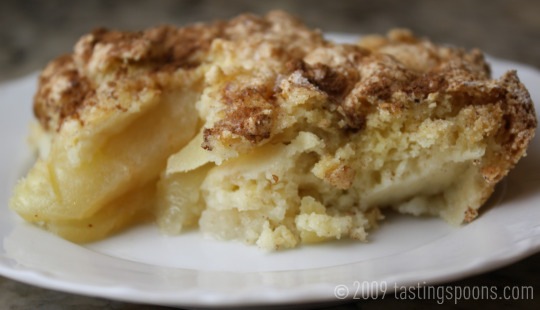 crisp apple pudding