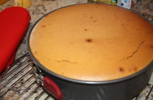 sweet potato cheesecake baked