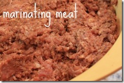 marinating meat