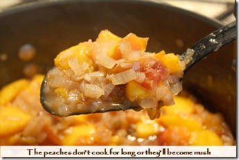 peach-chutney-cooking