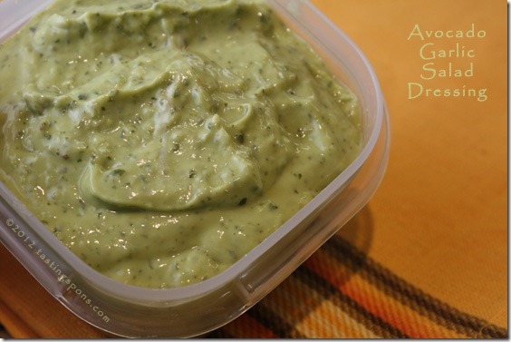 avocado salad dressing