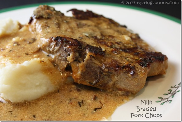 Milk Braised Pork Chops | TastingSpoons