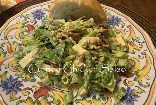 Easy Curried Chicken Salad with Grapes - Foodie Physician